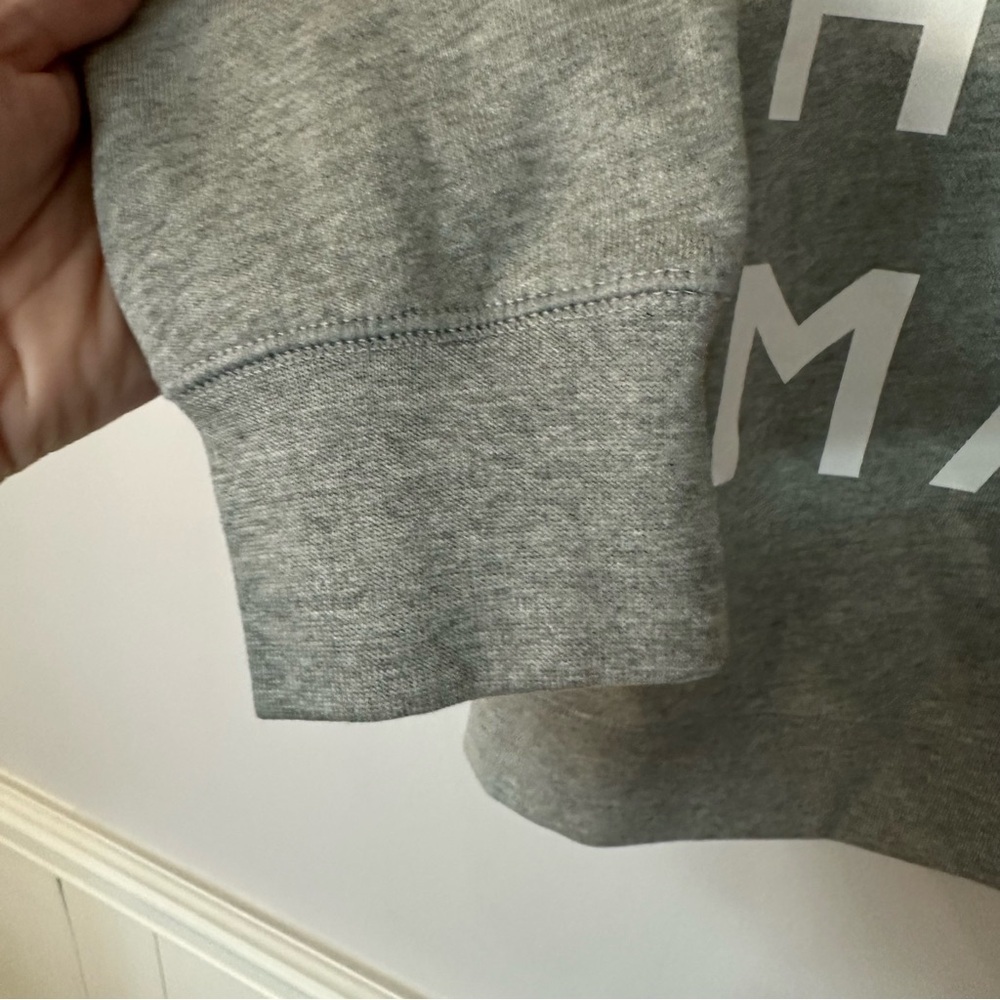 Everlane Grey Long Sleeve Cotton Crewneck 100% Human Sweatshirt Sz XS NWOT - Picture 5 of 7